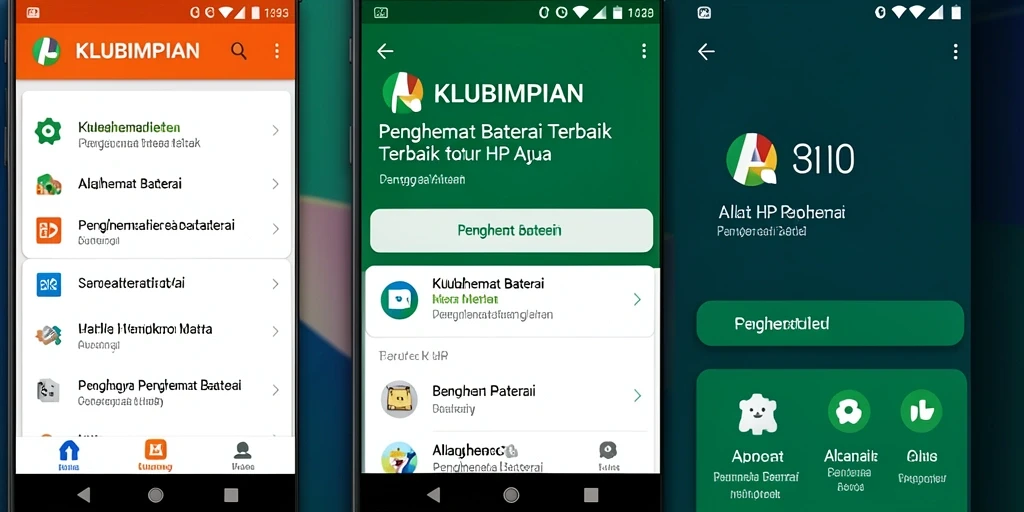 Tampilan antarmuka KLUBIMPIAN yang sederhana dan fungsional.